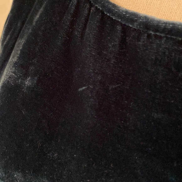 Double D Ranch blue green silk blend velvet sleeveless tank top - Picture 10 of 15